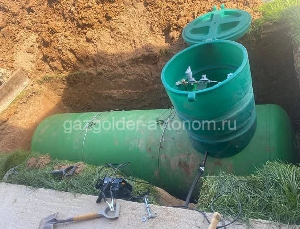Подземный газгольдер Спецгаз в Серпухове под ключ для частного дома